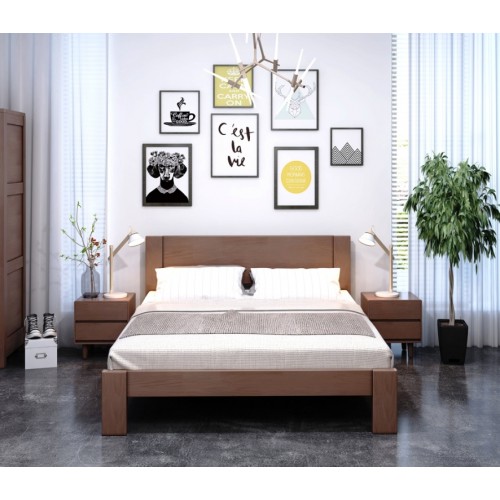 Кровать деревянная Милан 1.6 ArtWood (Орех)
